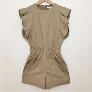 NWT MAJE 36 tan romper C